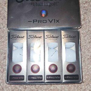 NEW Titleist Pro V1x Golf Balls White 1 box (12 balls)
